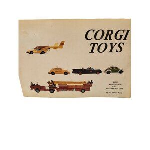 CORGI TOYS Book Dr Edward Force PRICE GUIDE Variations 1984 Good Condition